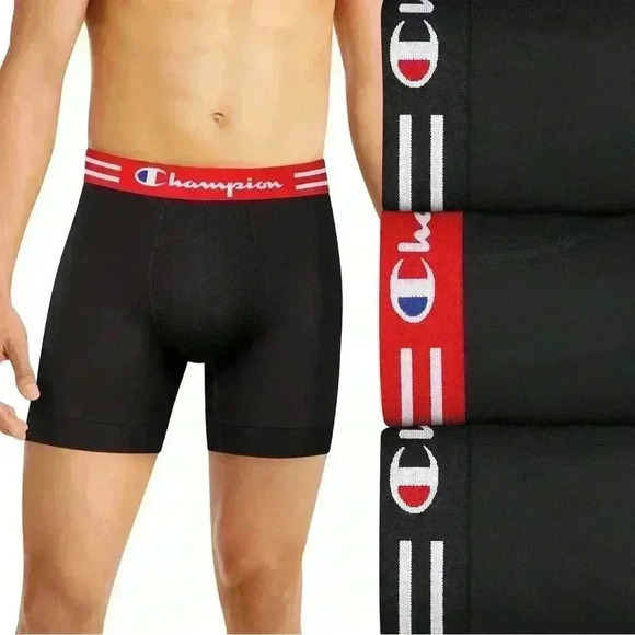 Champion Moisture Wicking Lightweight 3-Pack performance boxer brief size Large - Picture 1 of 7